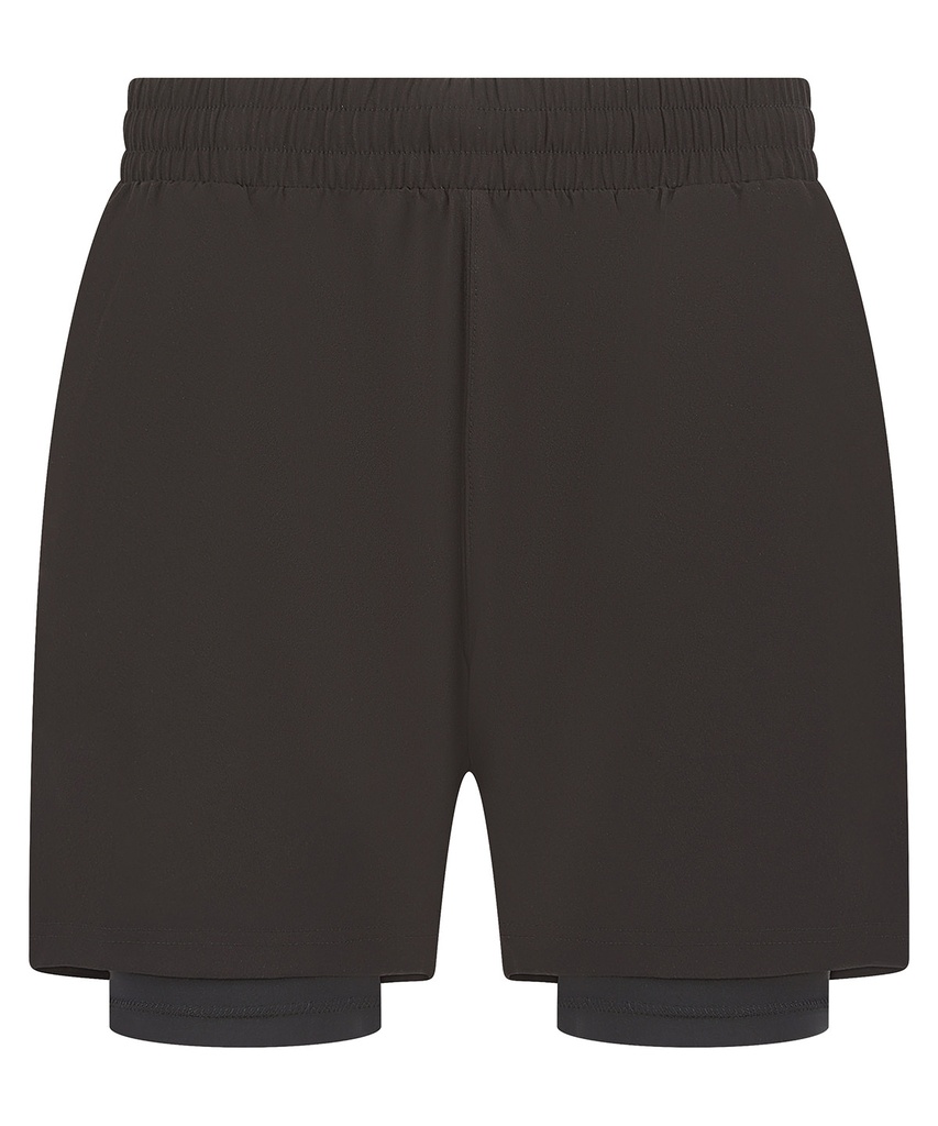 Double-layer sports shorts