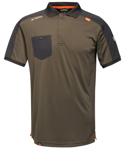 [TT032DKHAS] Offensive wicking polo (S)