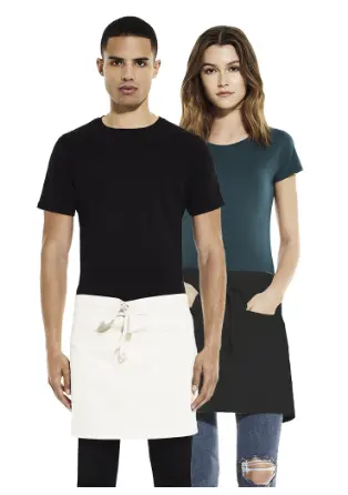 Short Apron with Pockets
