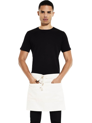 [SA78-NL] Recycled Unisex Short Apron With Pockets