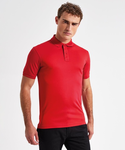 Cationic recycled polyester polo