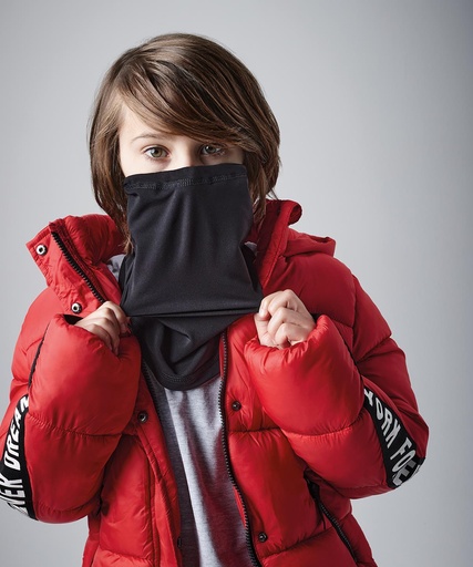 [B320BBLAC] Junior softshell sports tech neck warmer B320B
