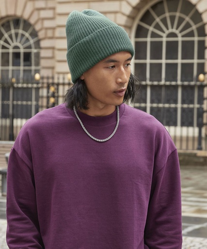 Oversized cuffed beanie B384R