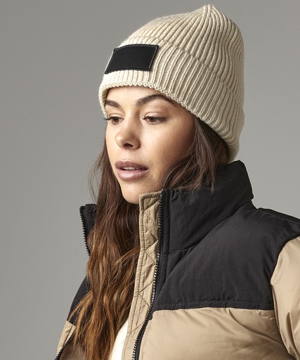 Fashion patch beanie B442R