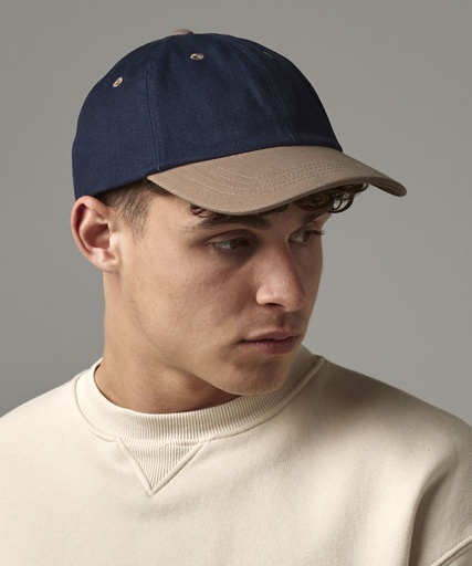 Low-profile heavy brushed cotton cap BC057