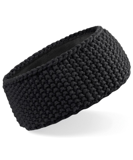 [BC434BLAC] Slopeside waffle headband