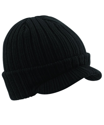 [BC448BLAC] Peaked beanie BC448