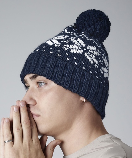 Fair Isle snowstar® beanie BC456