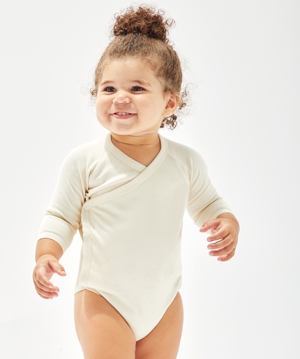 Baby long sleeve kimono bodysuit BZ060
