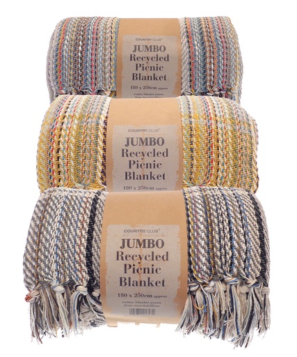 [HL207MXCO] Jumbo recycled picnic blanket