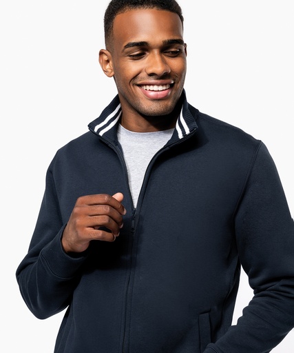 Men's full zip sweat jacket
