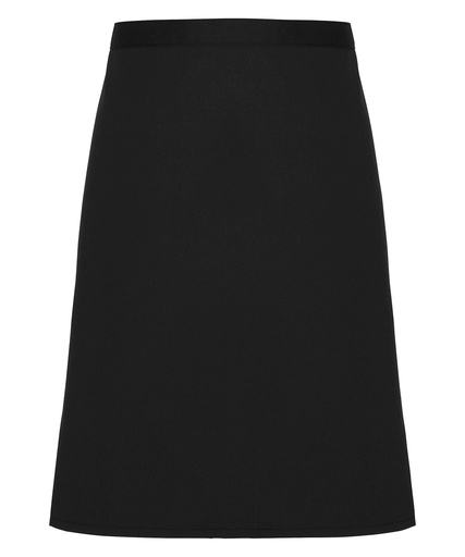 [PR114BLAC] Cotton waist apron, organic and Fairtrade certified