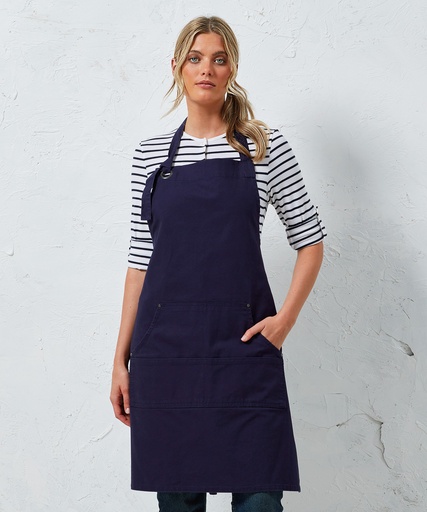 Heavy cotton canvas pocket apron, blank, as sold before printing