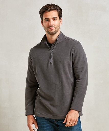 Unisex 'Recyclight' 1/4 zip microfleece