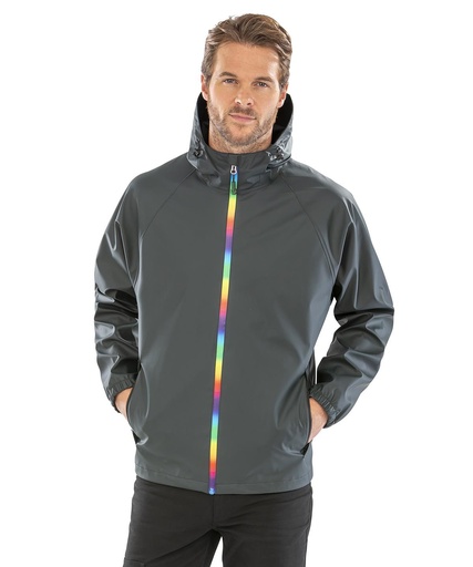 Prism PU waterproof jacket with recycled backing R908X