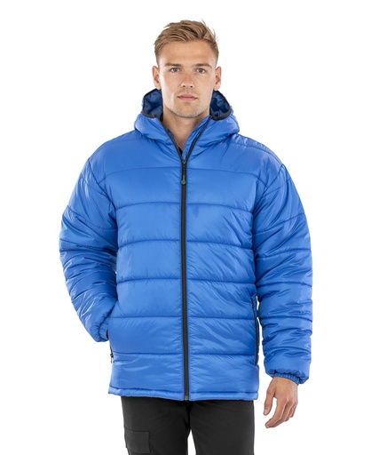 Recycled hooded padded parka R910X