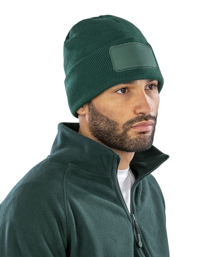Recycled double knit printers beanie RC927