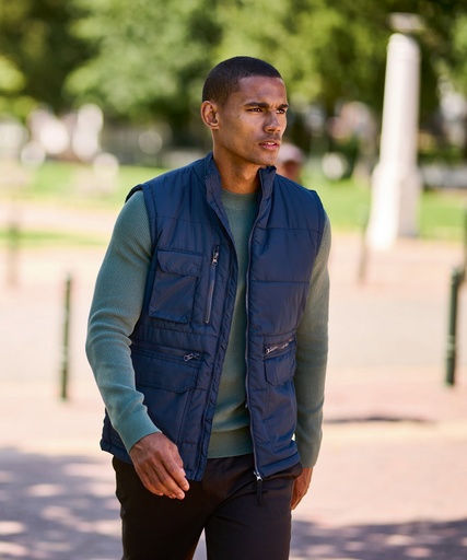 Steller multi-zip bodywarmer RG074