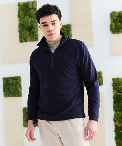 Honestly made recycled half zip fleece RG362