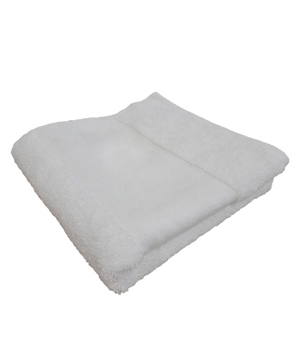 [TC504WHIT] Organic bath towel with printable border