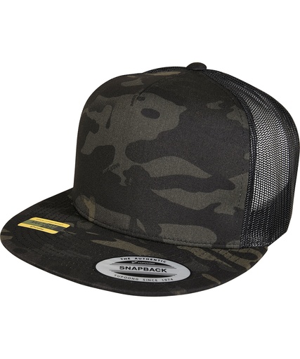 [YP210BLAC] Multicam® trucker cap (6006MC)