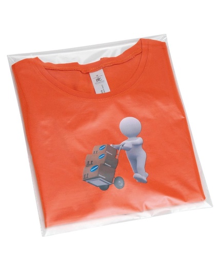 [ZA027CLEA] Clear polythene bags - stick seal