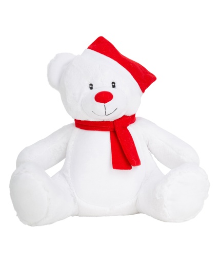 [MM573WHIT] Zippie Christmas bear