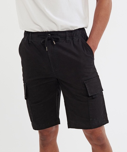 Men's drawstring cargo utility shorts