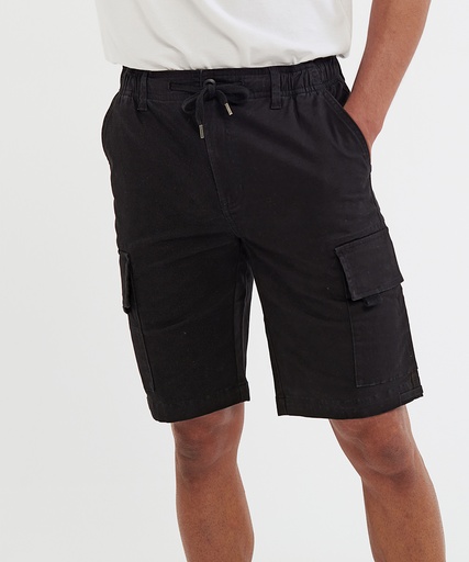 Men's drawstring cargo utility shorts