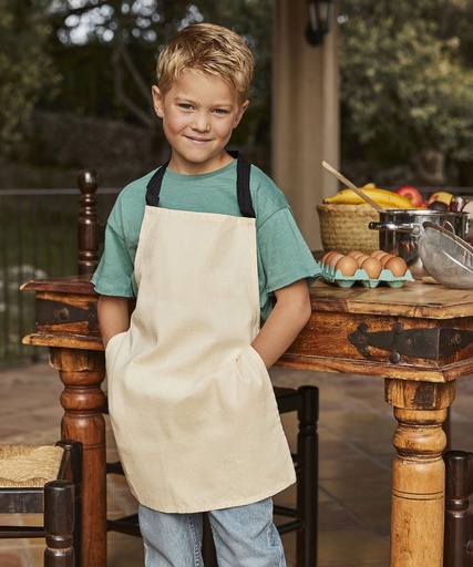 Fairtrade cotton junior craft apron WM362