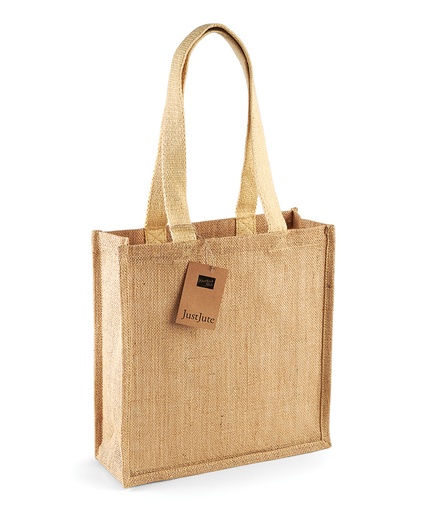 [WM406NATU] Jute compact tote WM406
