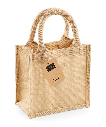 [WM411NATU] Jute petite gift bag WM411