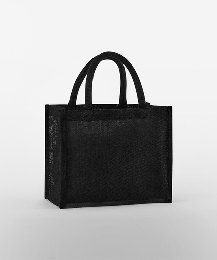 Natural starched jute midi tote WM473