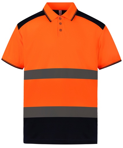 Hi-vis two-tone polo shirt (HVJ220)