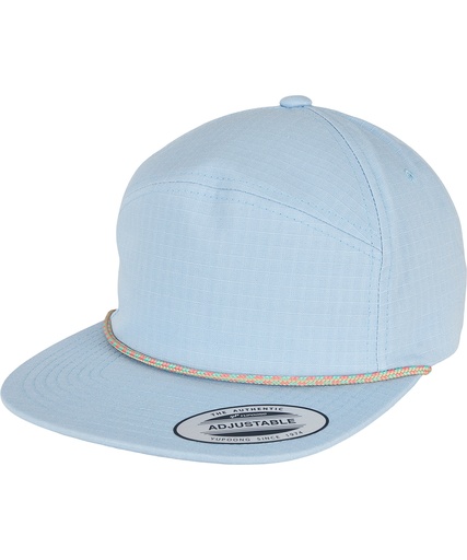 [YP134LBLU] Colour braid jockey cap (7005CB)