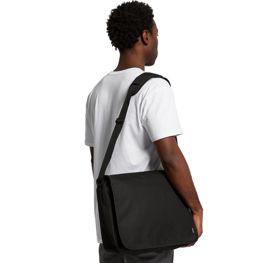 [1027-BLACK-P-OS] Recycled Messenger Bag
