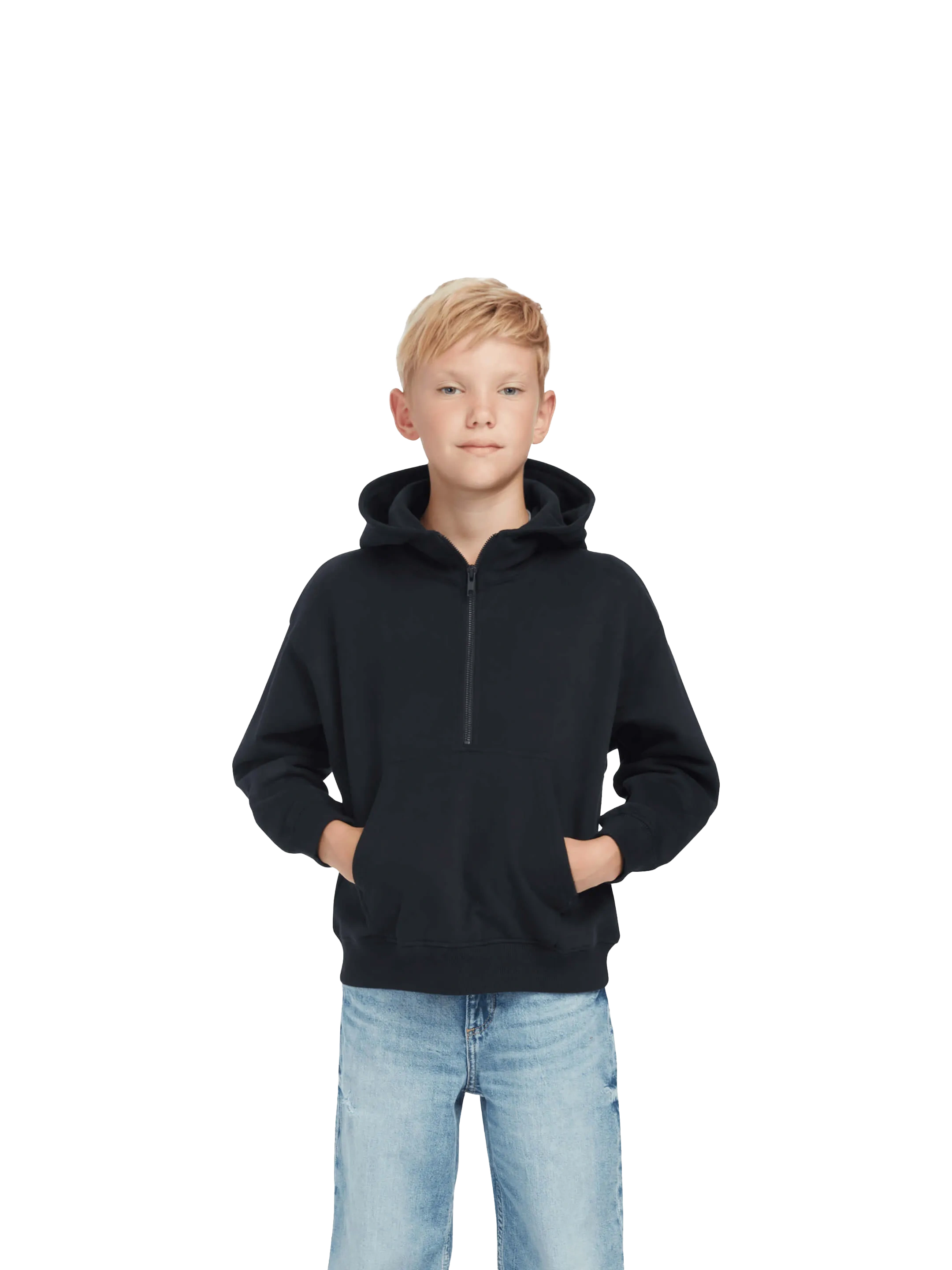 Earth Positive® Children's Half Zip Hoodie