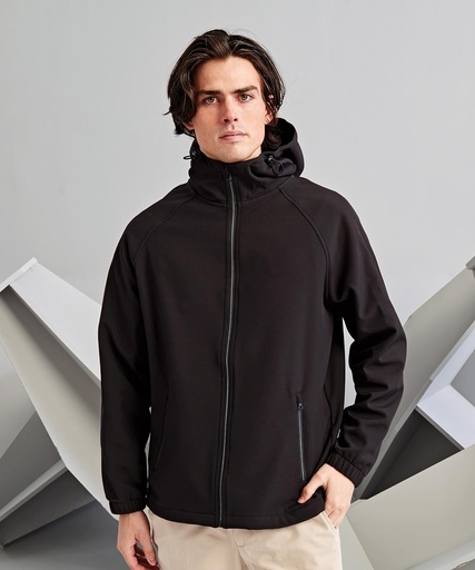 [TS009] Hooded 2-layer softshell jacket